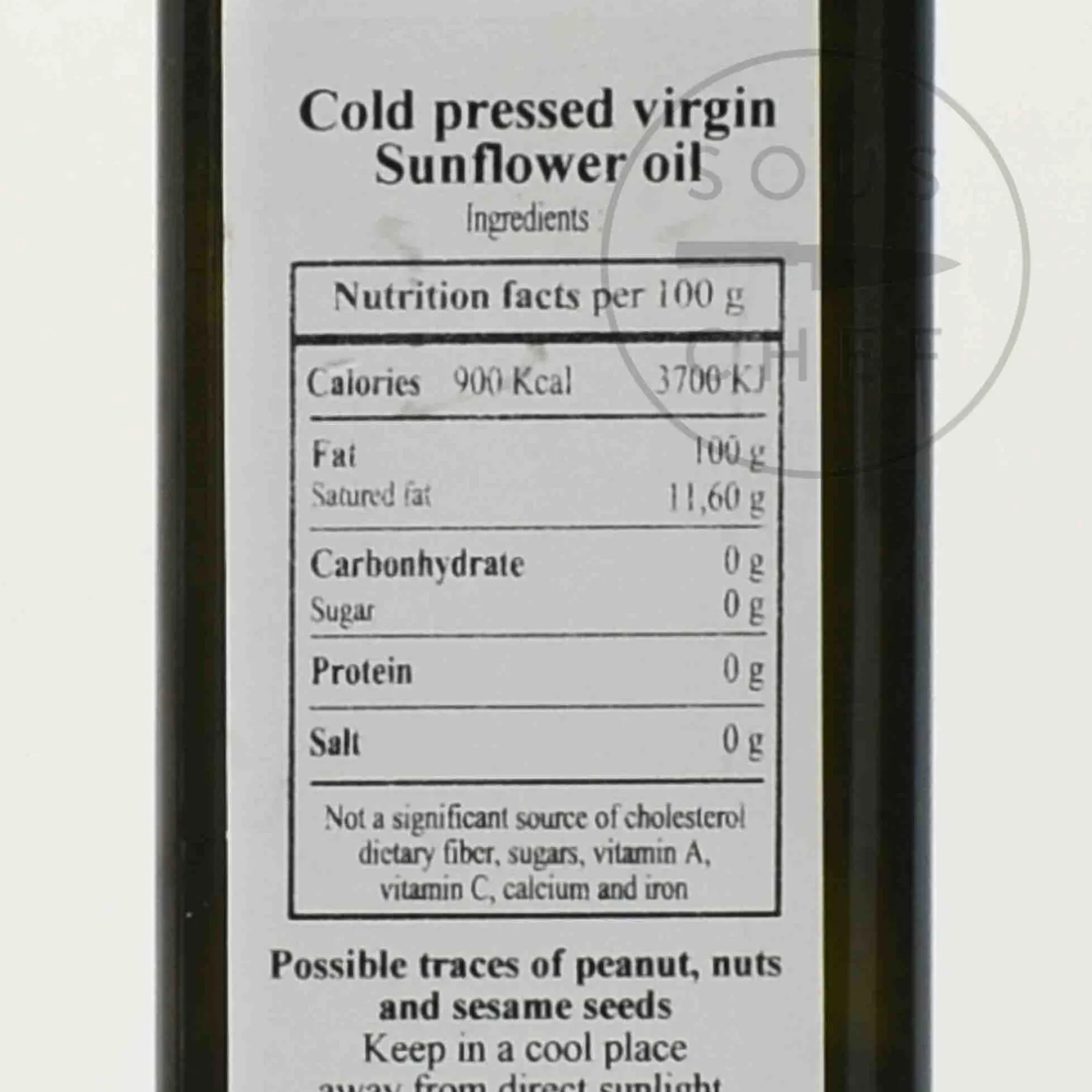 Huilerie Beaujolaise Organic Sunflower Oil, Cold Pressed, 250ml
