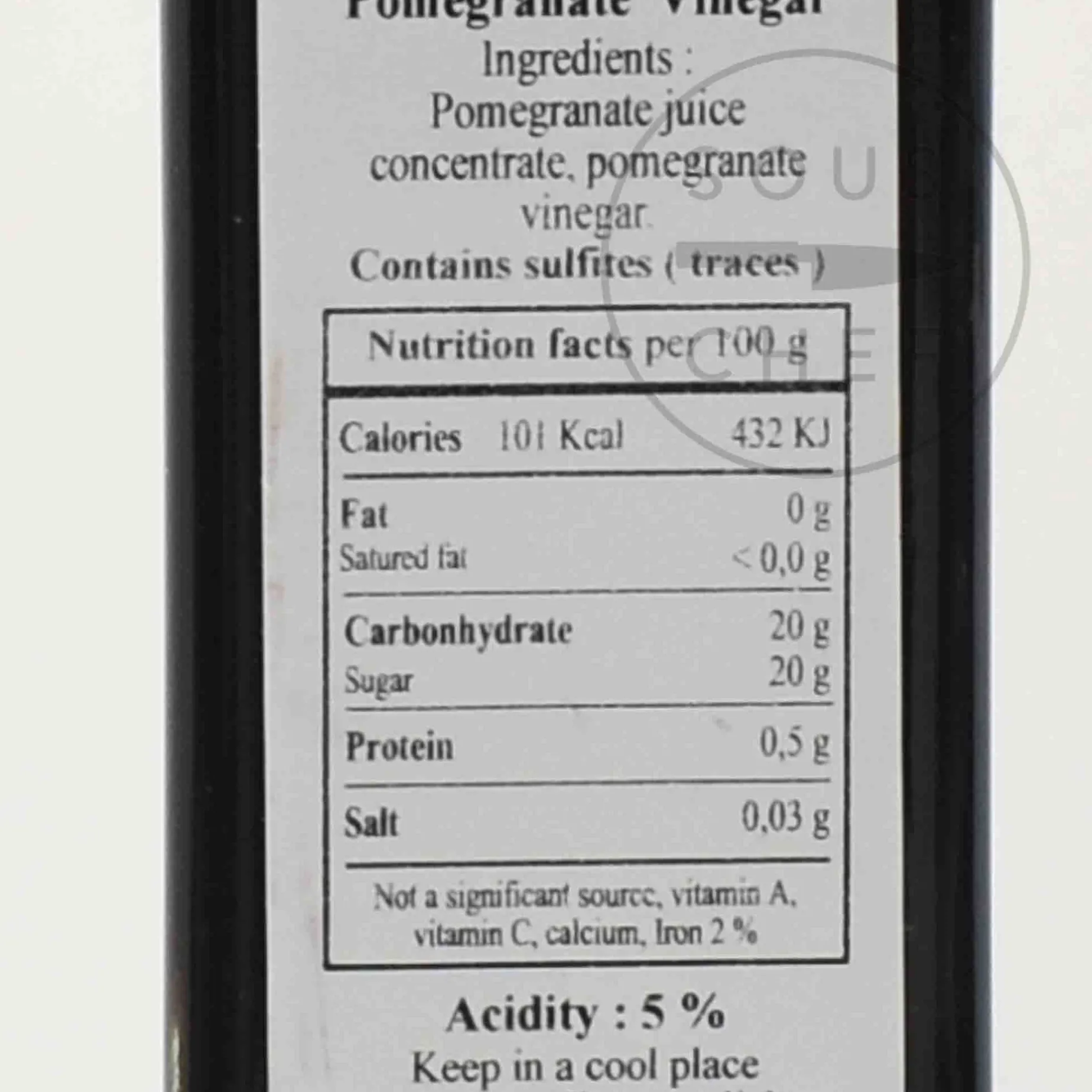 Huilerie Beaujolaise Pomegranate Vinegar, 250ml