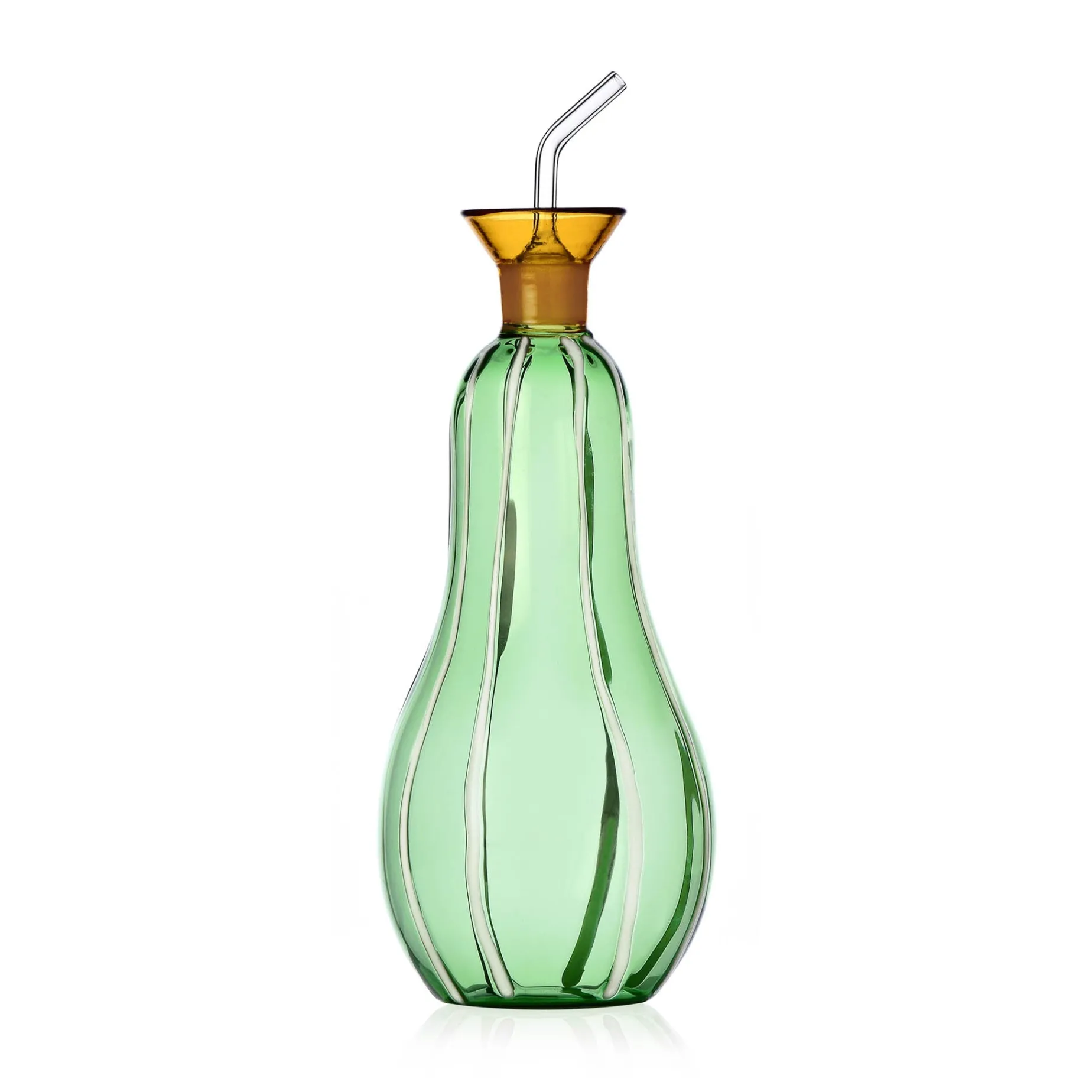 Ichendorf Milano Green Courgette Shaped Oil Bottle, 500ml