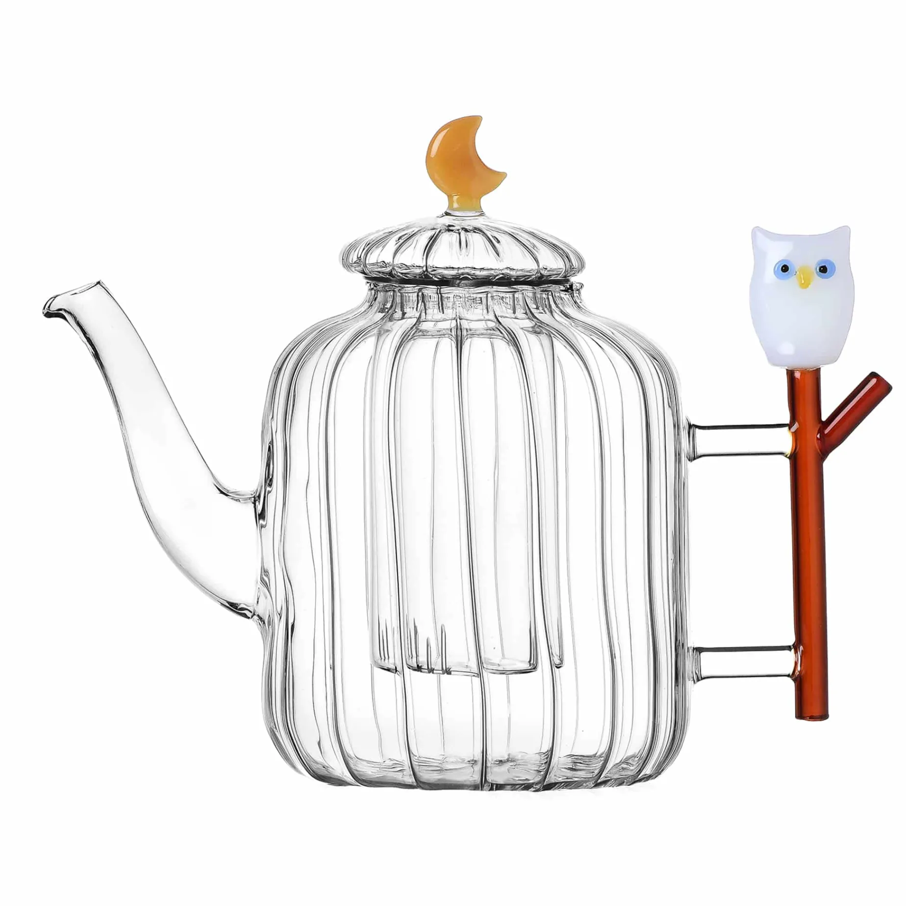 Ichendorf Milano Optic Owl & Moon Teapot, 1 Litre