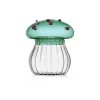 Ichendorf Milano Optic Turquoise Mushroom Sugar Bowl, 10x8cm