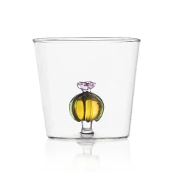Ichendorf Milano Yellow Cactus with Flower Tumbler, 300ml