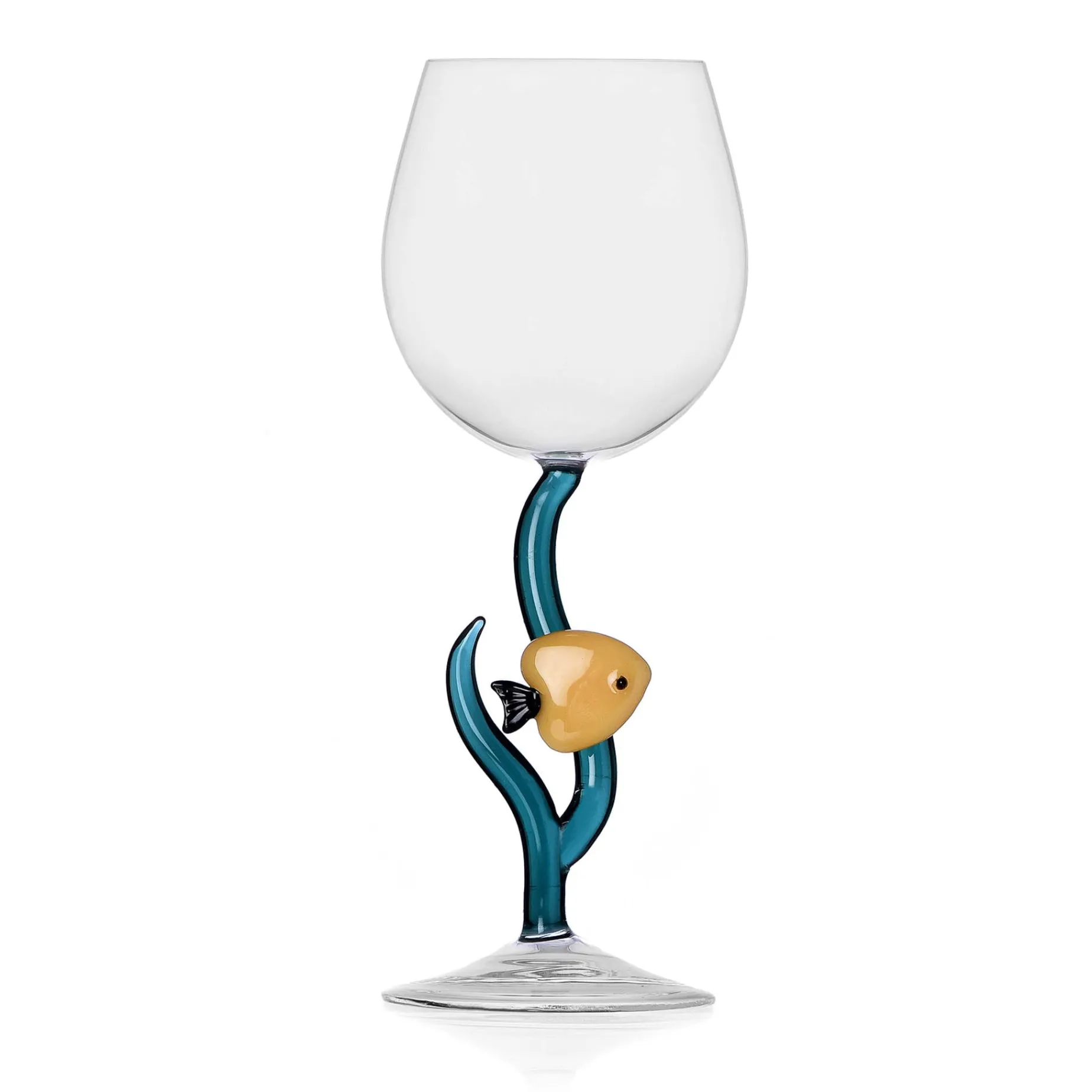 Ichendorf Milano Yellow Fish and Seaweed Wine Glass, 350ml