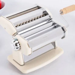Imperia Ivory Pasta Maker with Dust Bag & Hopper