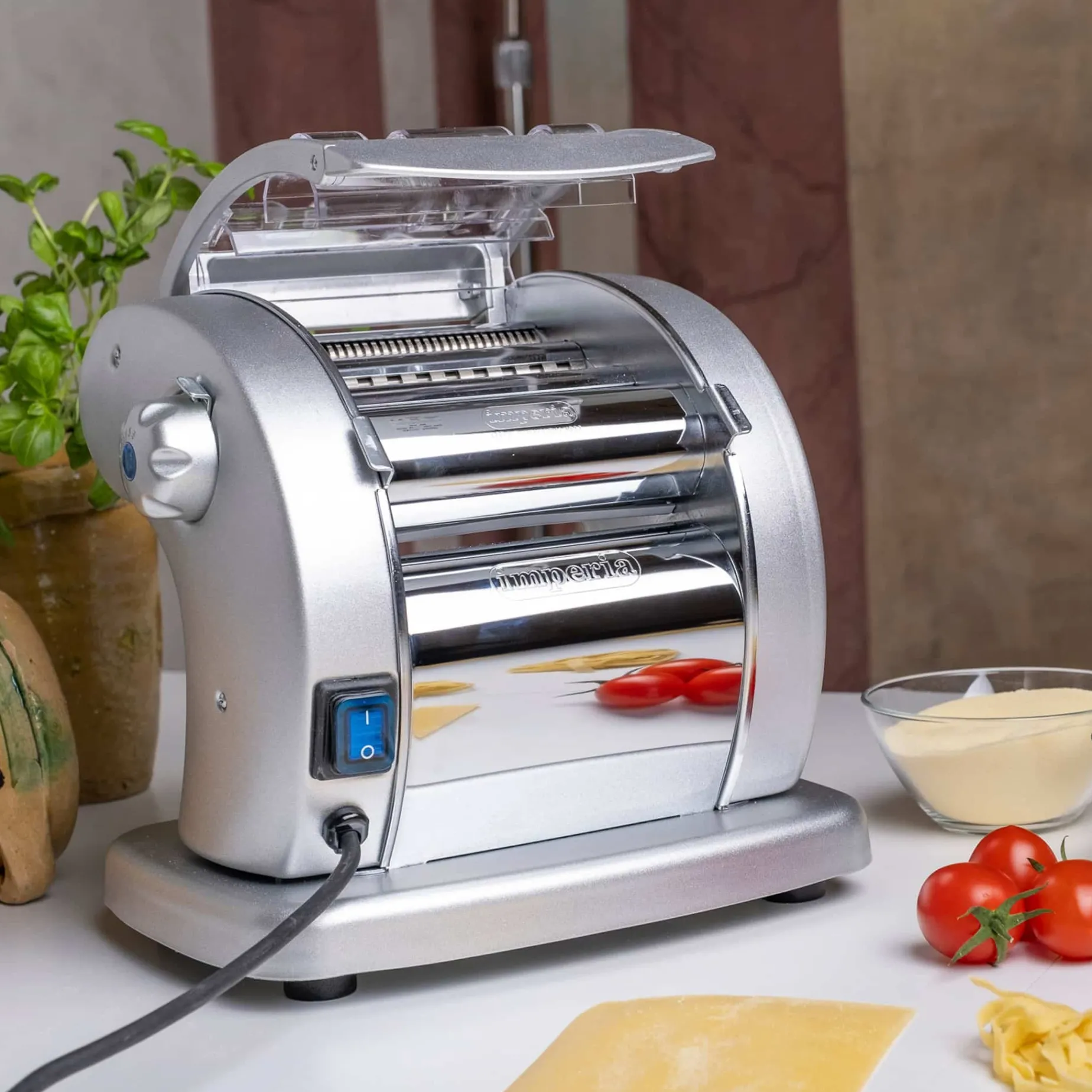 Imperia Pasta Presto Silver Electric Pasta Maker