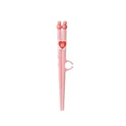 Japanese Pink Childrens Training Chopsticks, 16cm