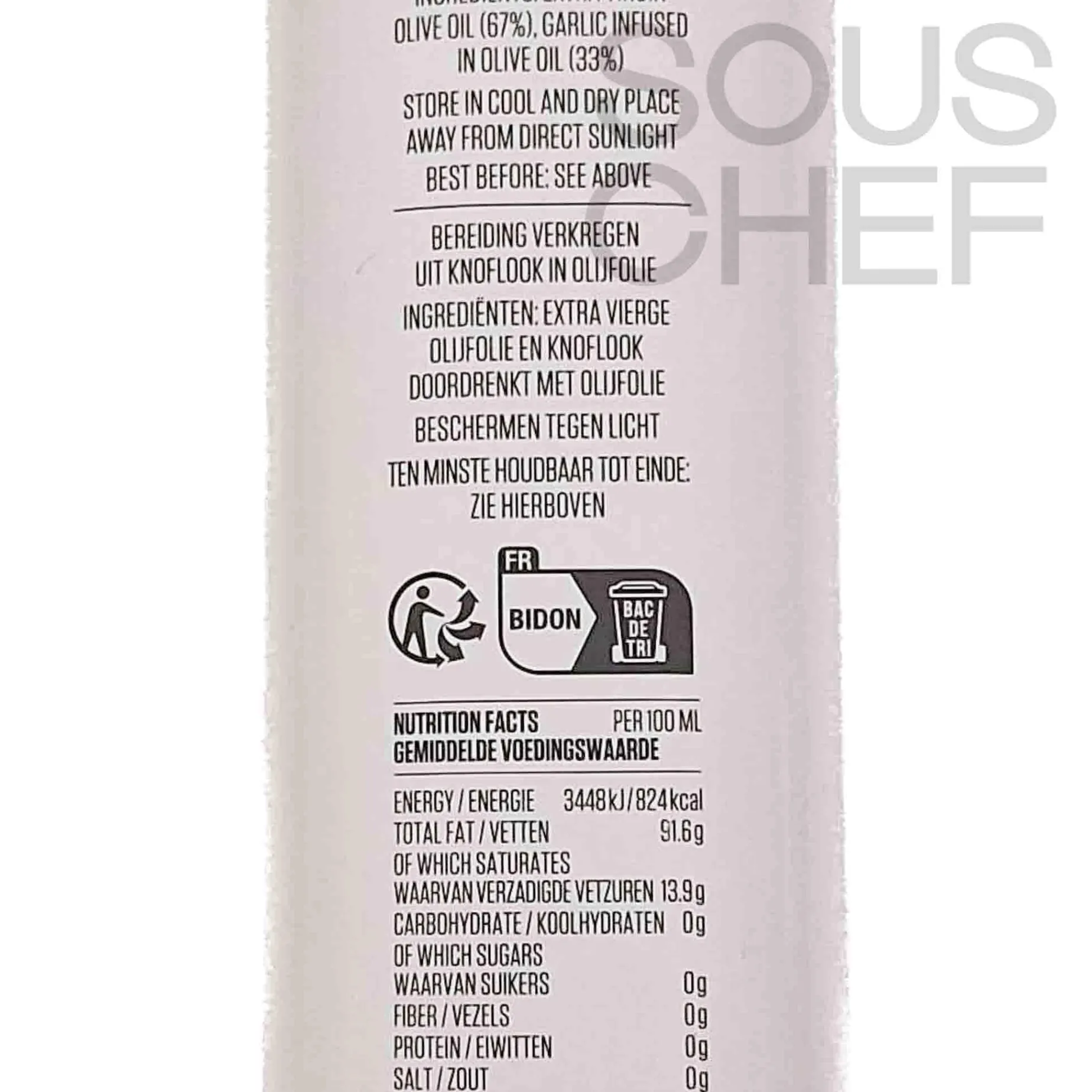 Kalios Garlic Infused Extra Virgin Olive Oil, 250ml