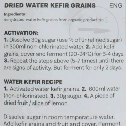 Kefirko Water Kefir Grains, 5g