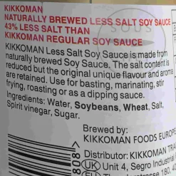 Kikkoman Less Salt Soy Sauce, 975ml