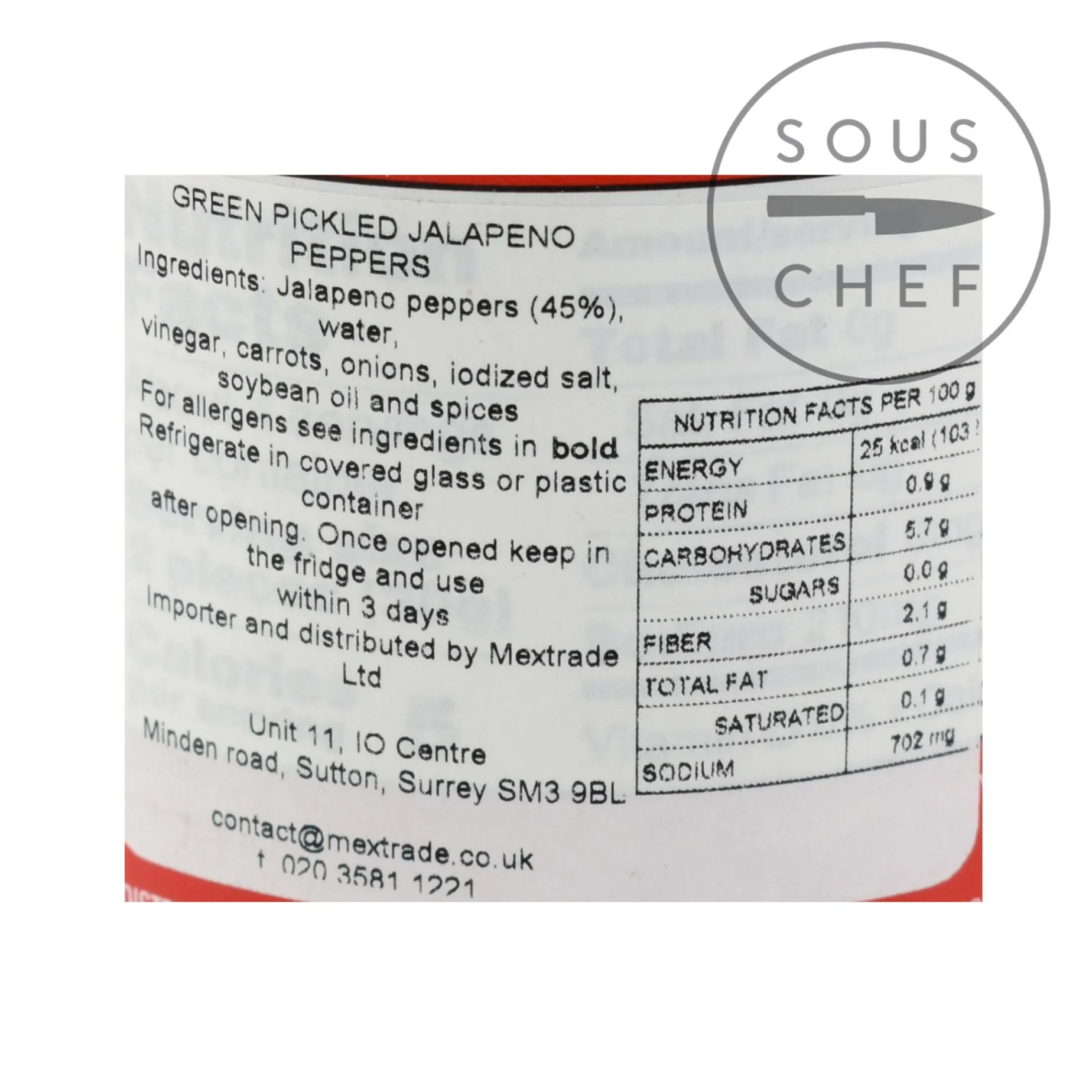 La Costena Whole Green Jalapeno Peppers, 199g