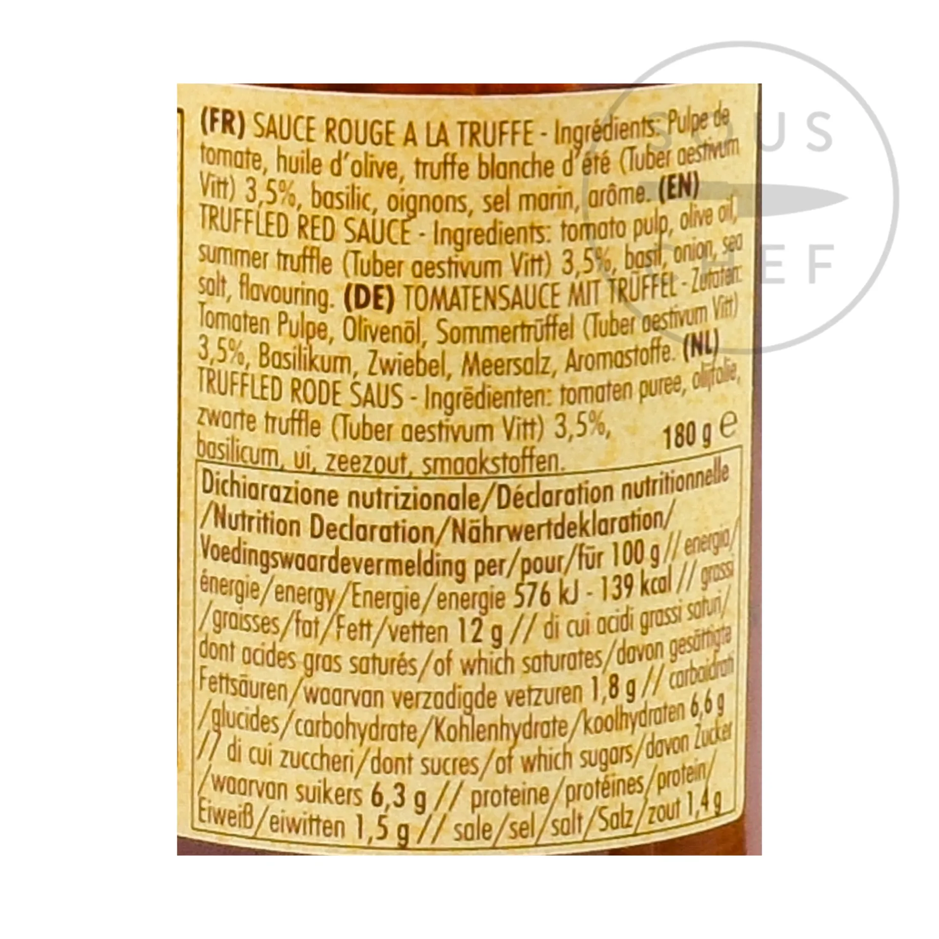 La Favorita Truffled Red Sauce, 180g