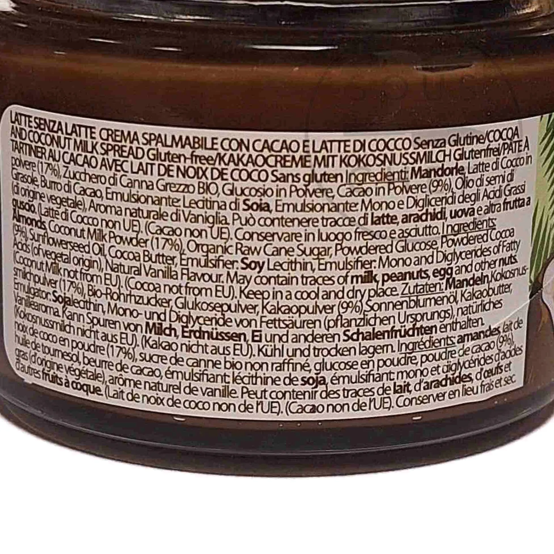 La Perla di Torino Vegan Coconut Milk Chocolate Spread, 150g