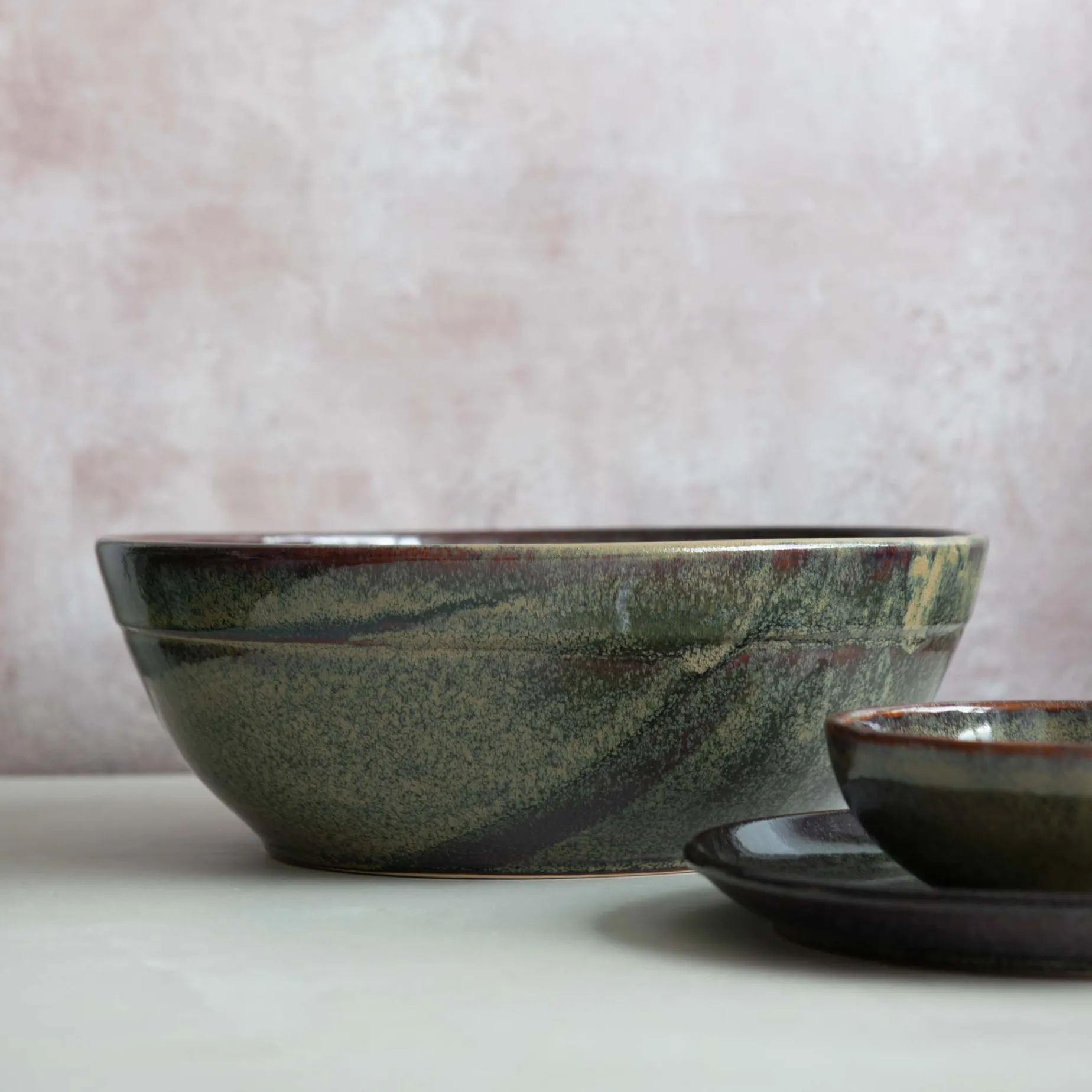 Lagoa Large Handmade Salad Bowl