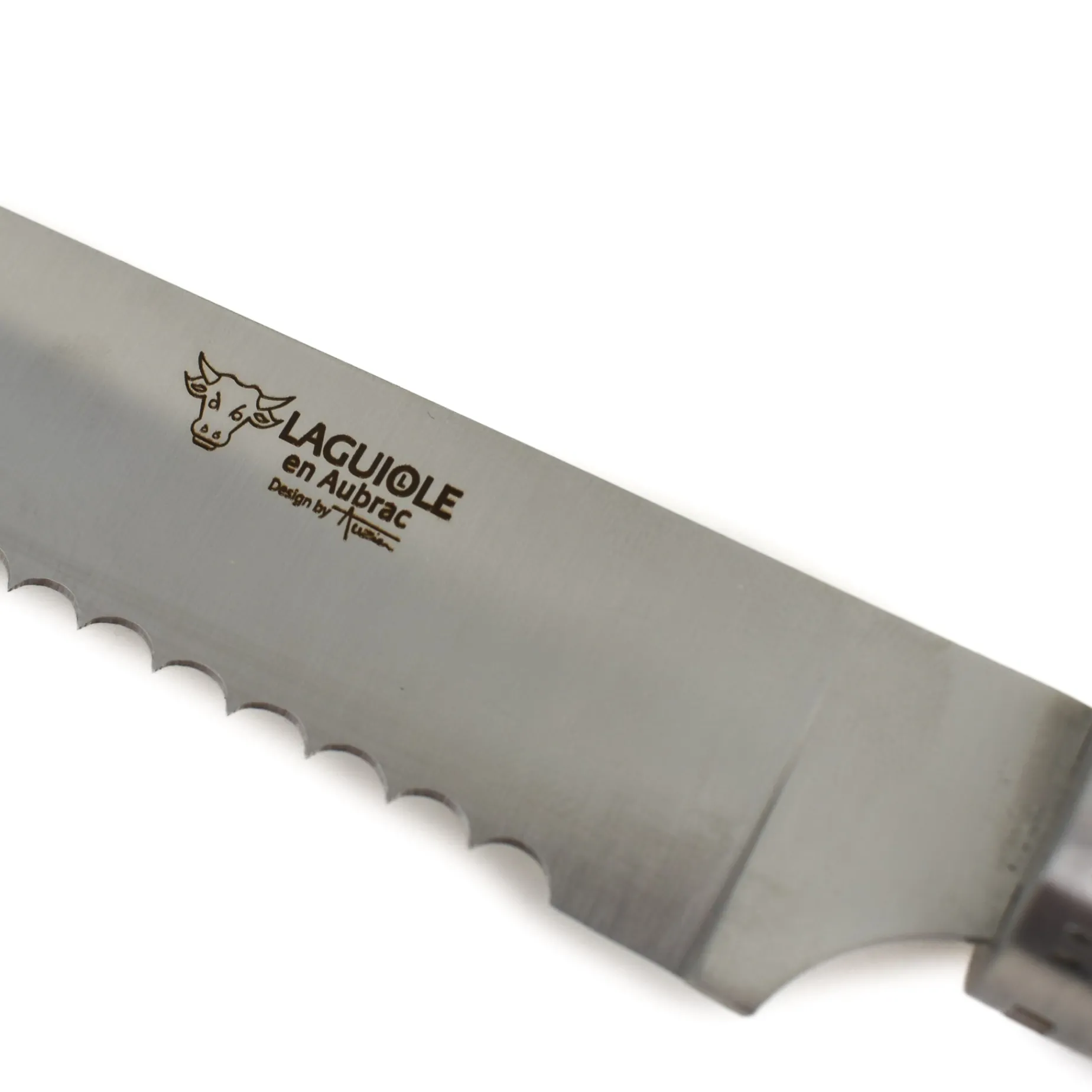 Laguiole en Aubrac Gourmet Walnut Handle Bread Knife, 25cm