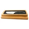 Laguiole en Aubrac Turquoise Hard Cheese Knife, Striped Wood