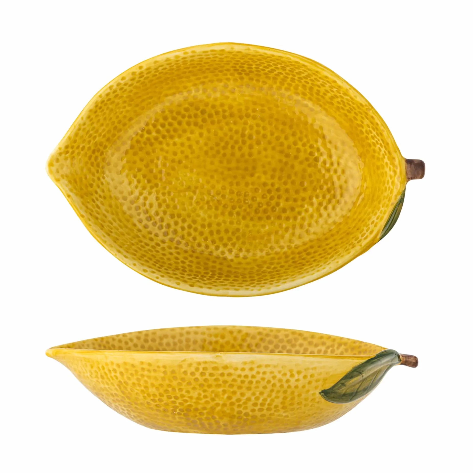 Lemon Shallow Bowl, 26cm