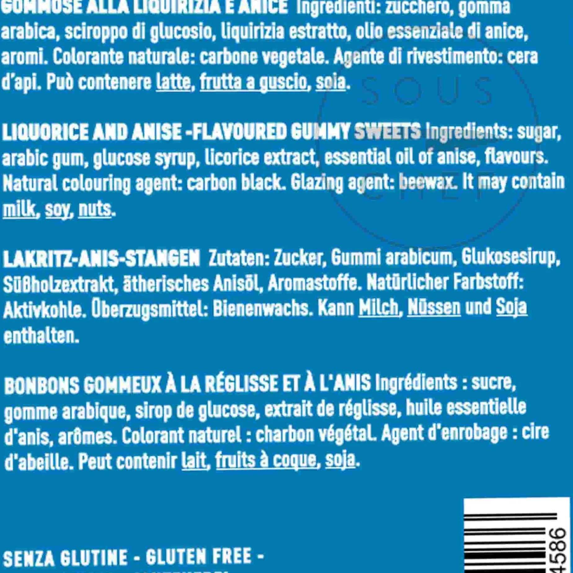 Leone Liquorice Fish Gummies, 150g