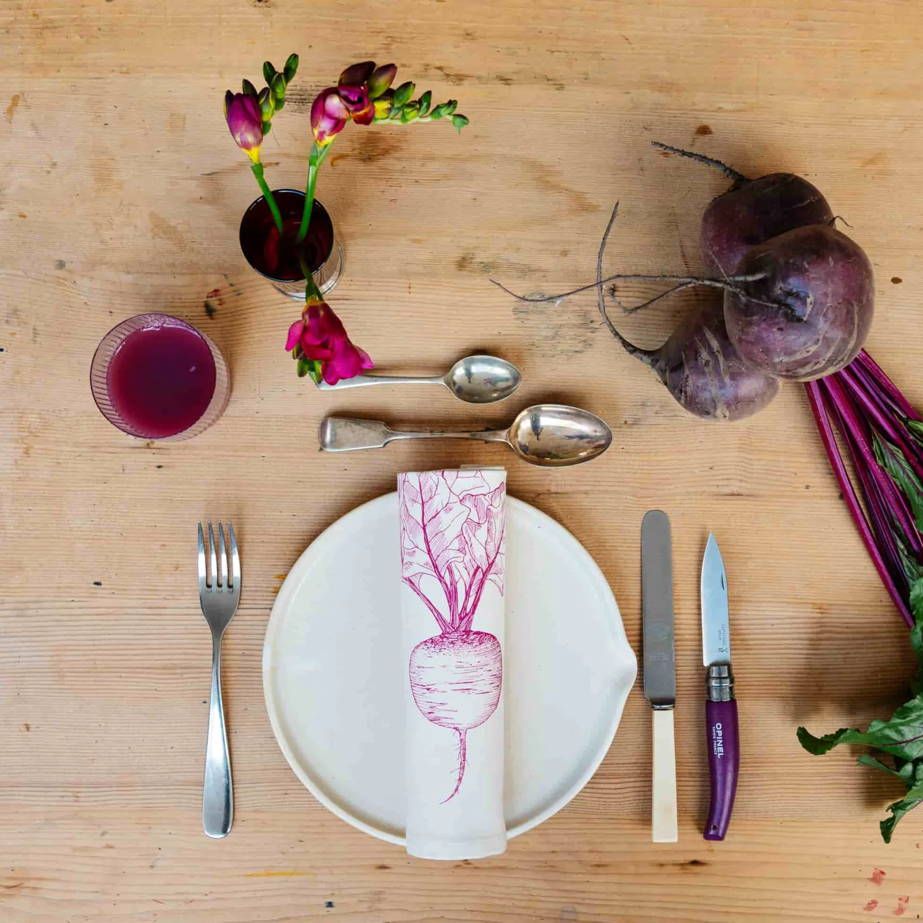 Lottie Day Garden Veg Mixed Design Napkins Box of 6