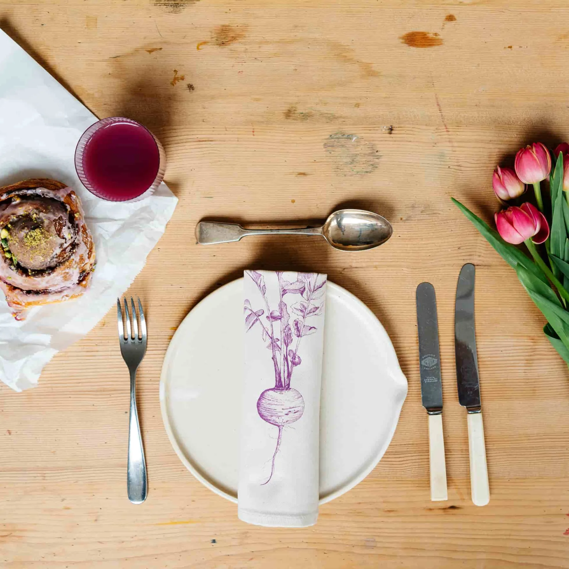 Lottie Day Garden Veg Mixed Design Napkins Box of 6