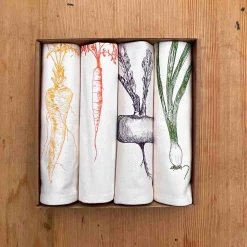 Lottie Day Set of 4 Root Vegetable Napkins