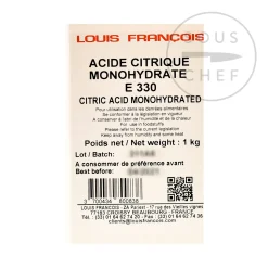 Louis Francois Citric Acid Powder, 1kg