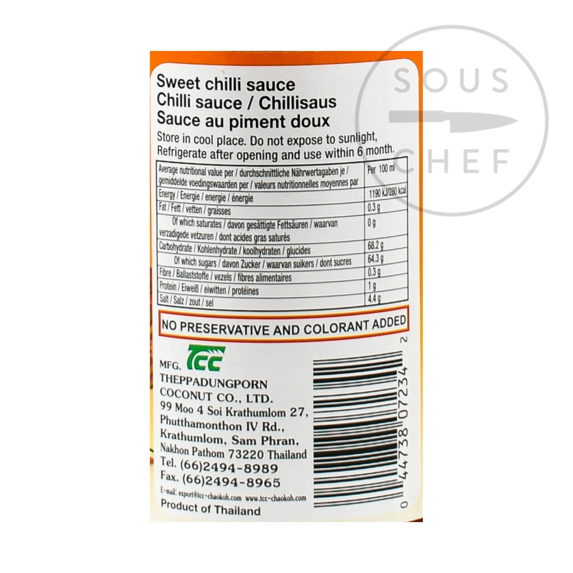 Mae Ploy Sweet Chilli Sauce, 730ml