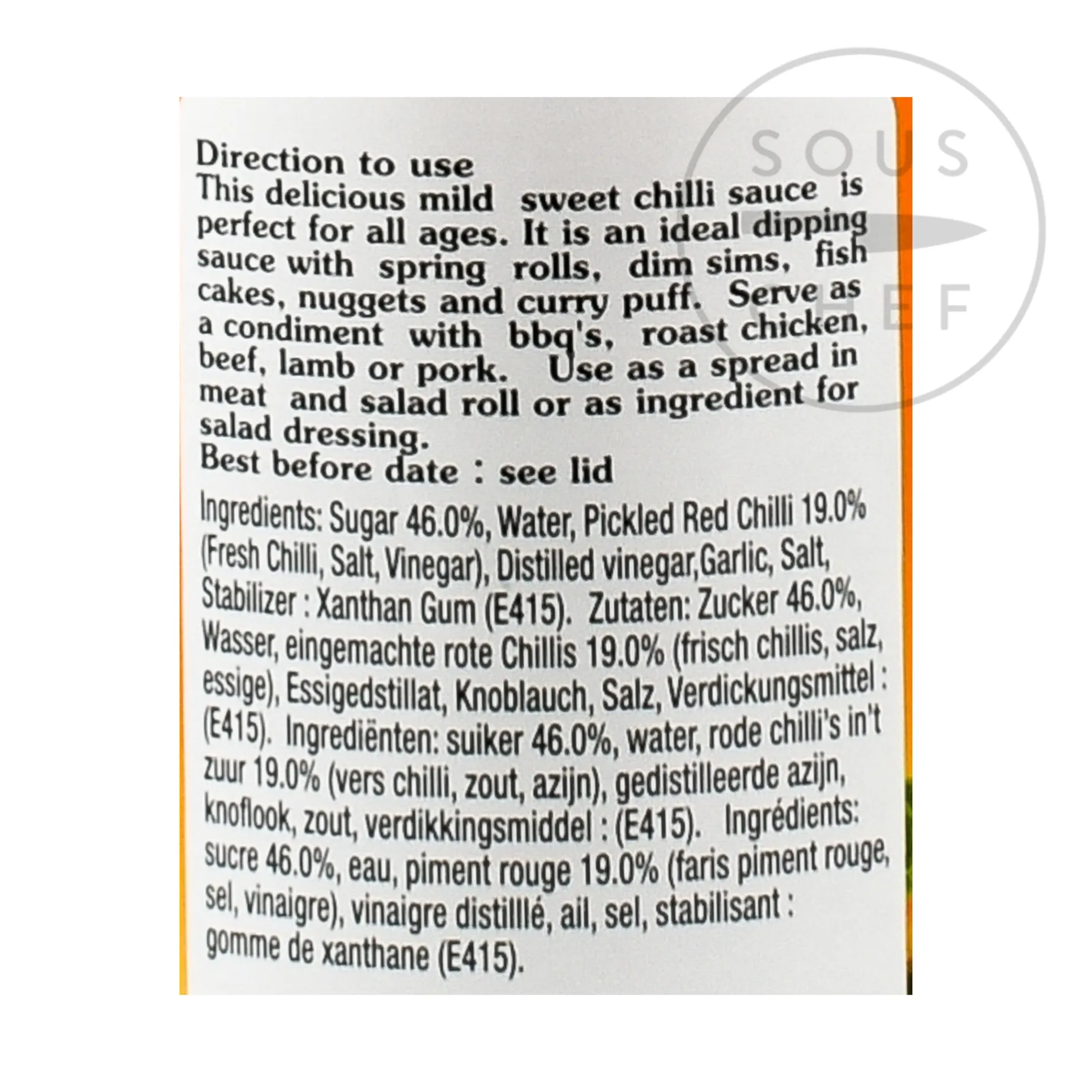 Mae Ploy Sweet Chilli Sauce, 730ml