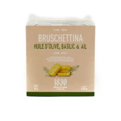 Maison Bremond Bruschettina With Olive Oil, Garlic & Basil, 80g
