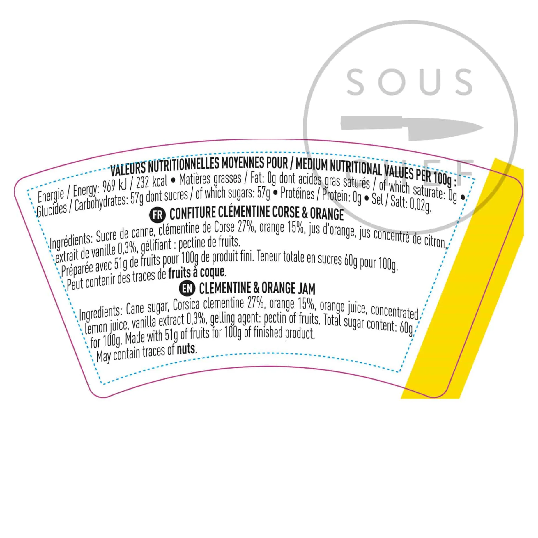 Maison Bremond Corsican Clementine & Orange Jam, 250g