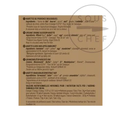 Maison Bremond Organic Navettes Cakes By Pierre Herme, 240g