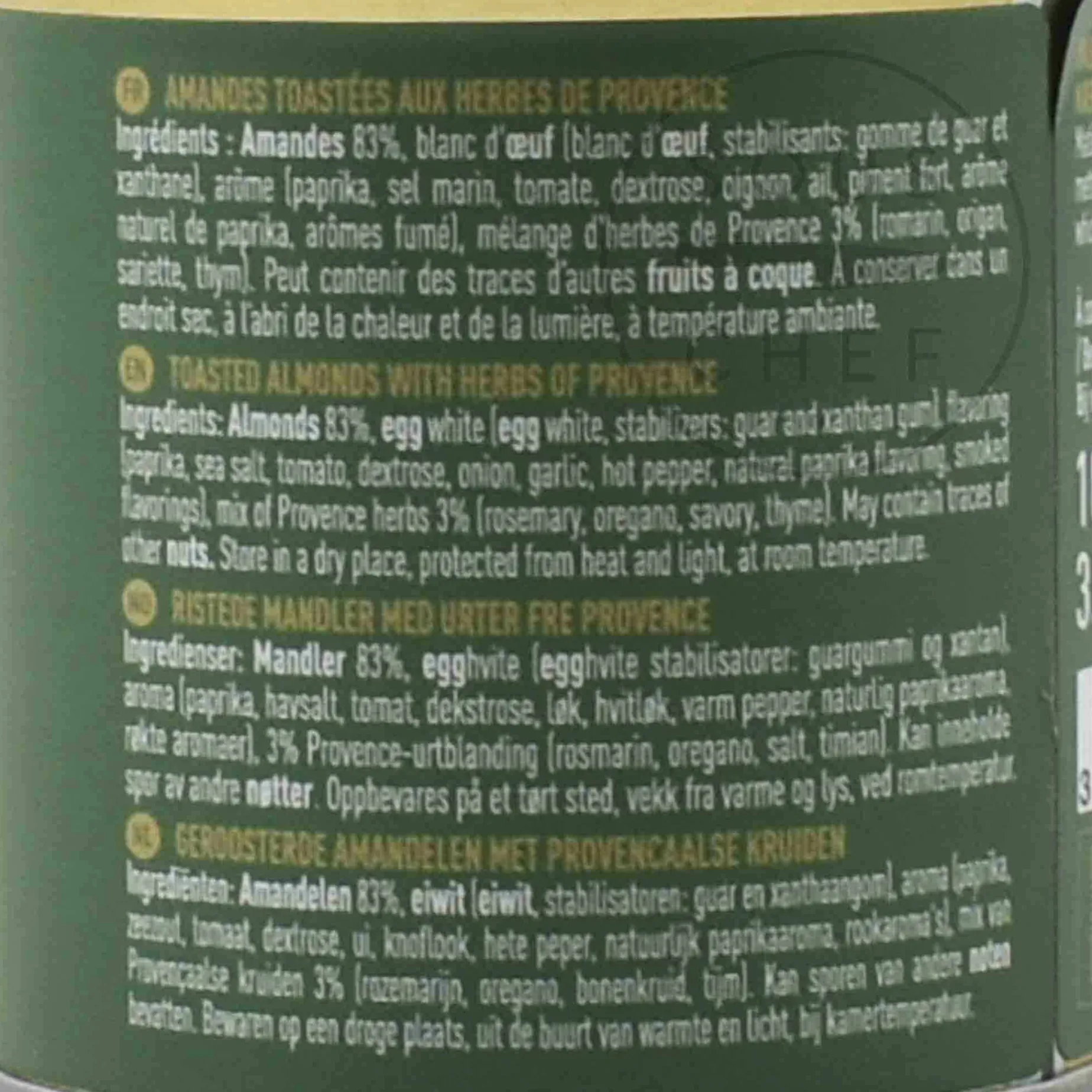 Maison Bremond Toasted Almonds with Herbs de Provence, 100g