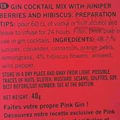 Make Your Own Pink Gin Infusion, 40g