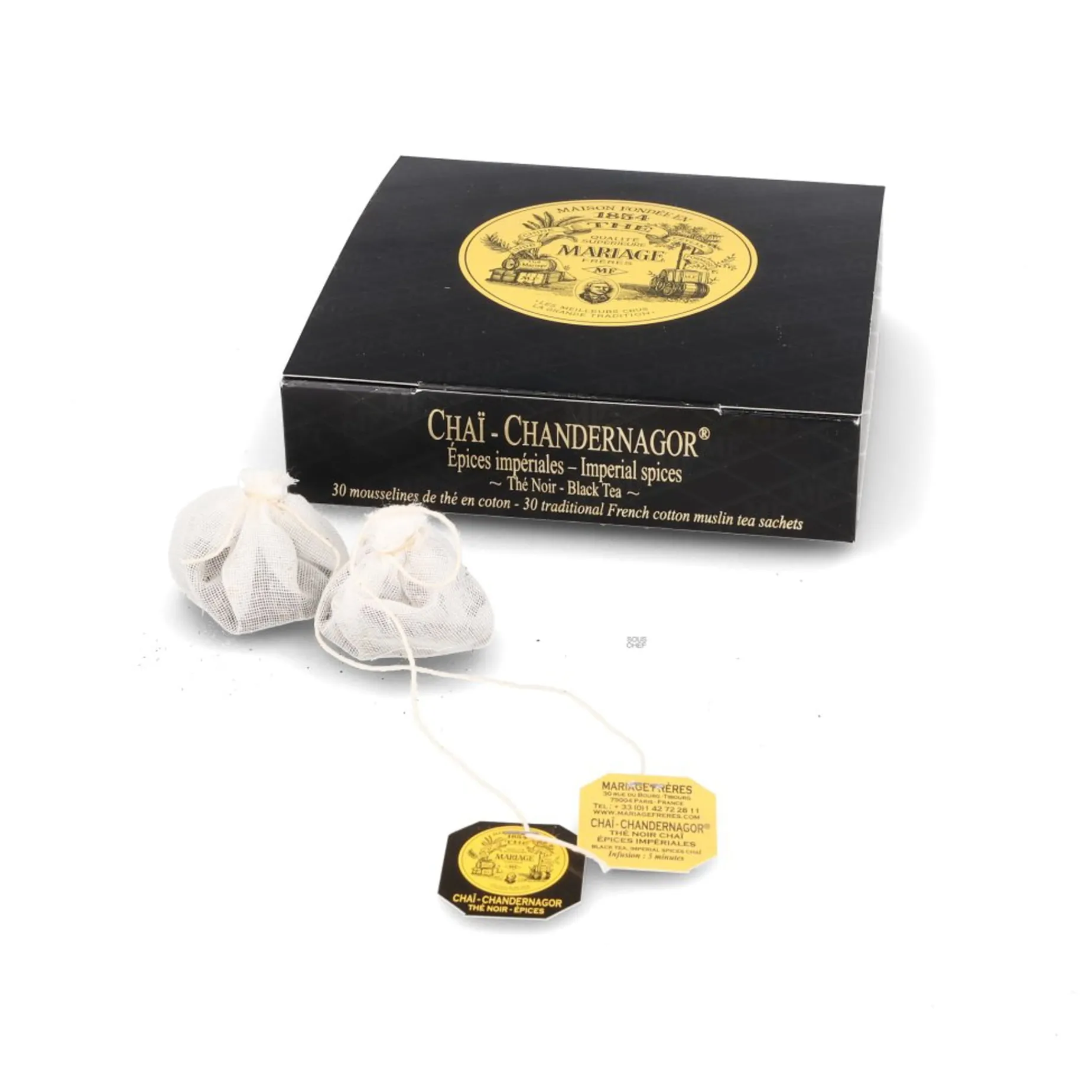 Mariage Freres Chai Chandernagor Tea Bags, 75g