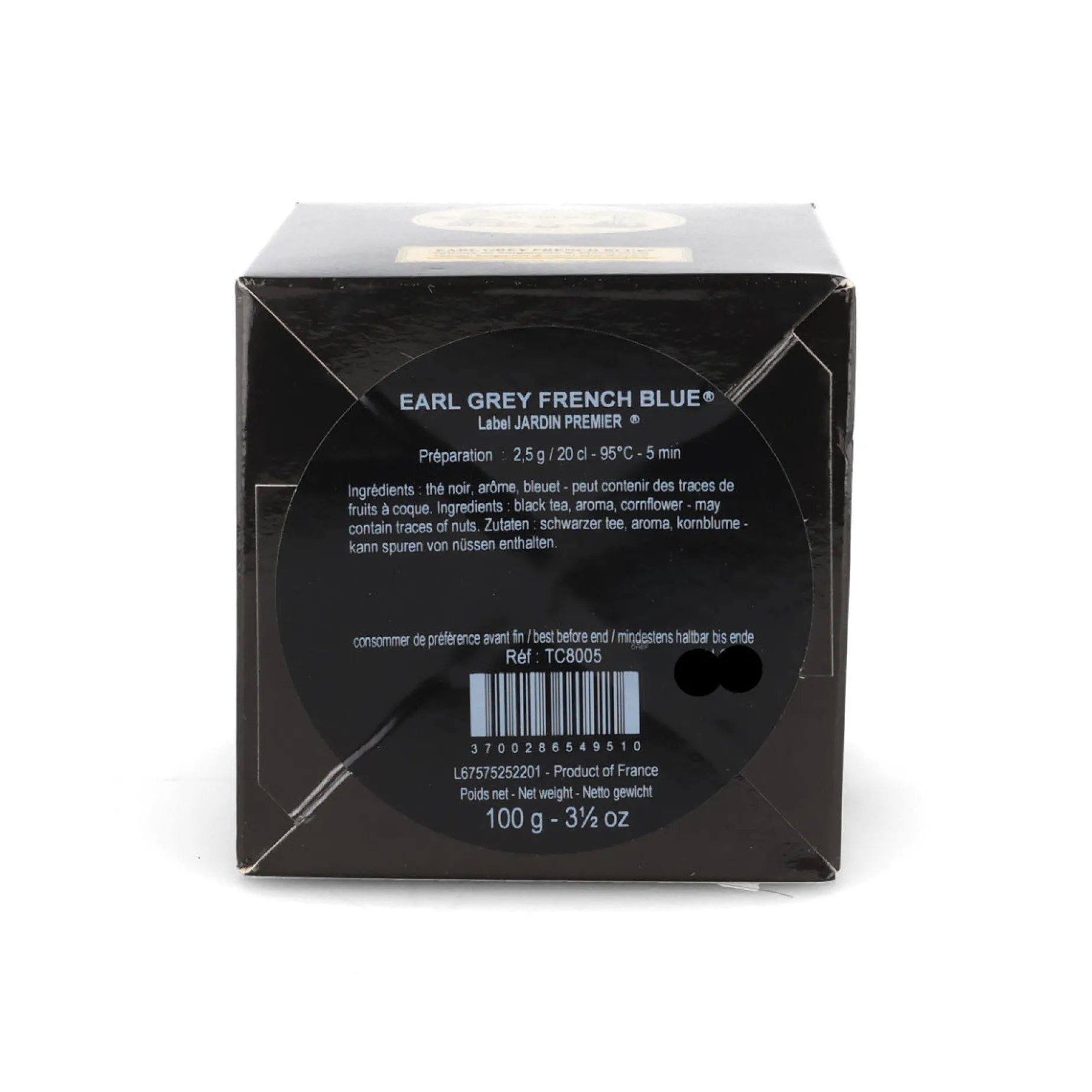 Mariage Freres Earl Grey French Blue Loose Tea, 100g