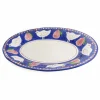 Materia Gallina Blue Oval Serving Dish