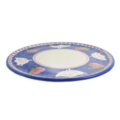 Materia Gallina Blue Pizza Plate, 32cm