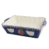 Materia Gallina Blue Rectangular Roasting Dish