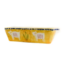Materia Gallina Yellow Goat Rectangular Roasting Dish