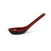 Melamine Red & Black Soup Spoon