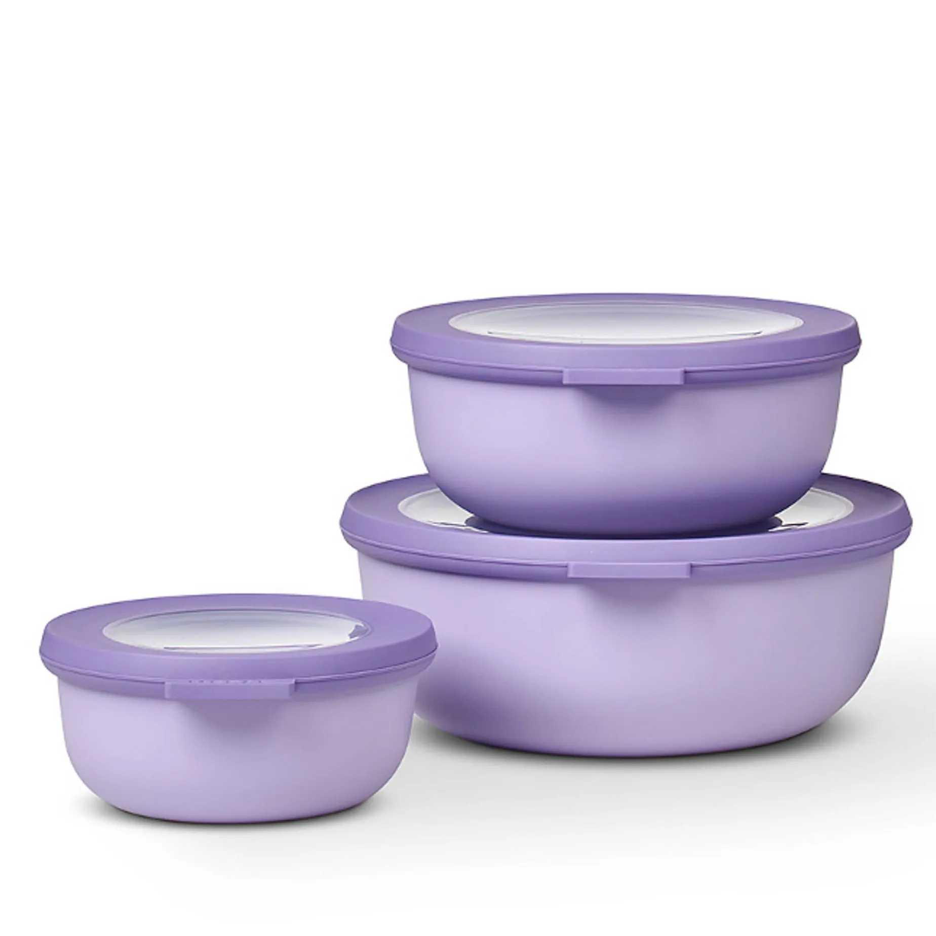 Mepal Cirqula Round 3 Piece Set, Nordic Lilac