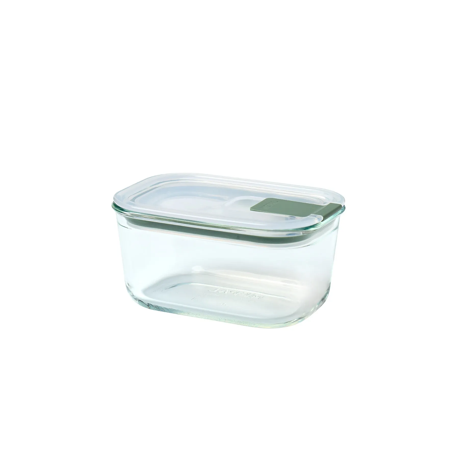 Mepal Easyclip Glass Food Storage Container, Nordic Sage
