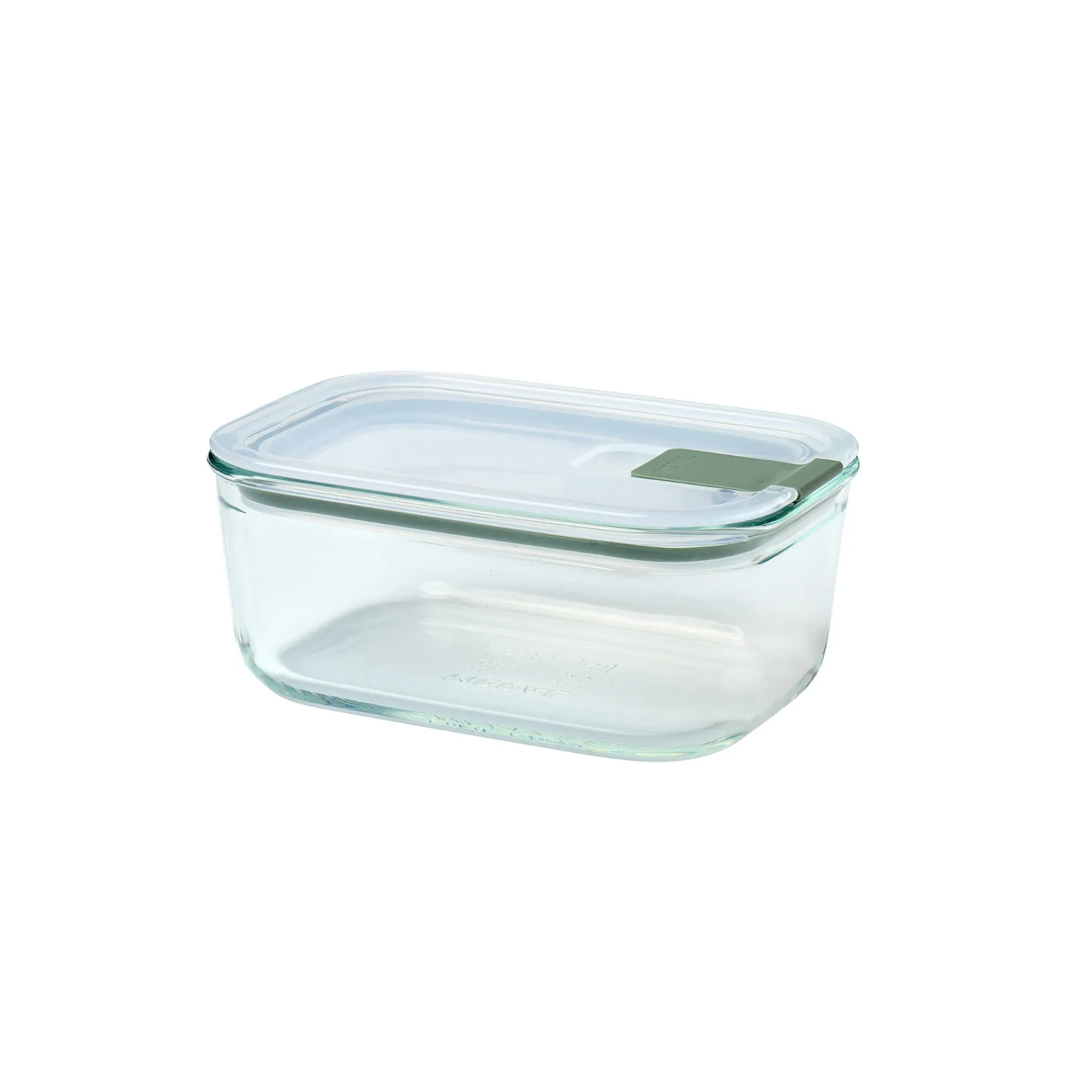 Mepal Easyclip Glass Food Storage Container, Nordic Sage