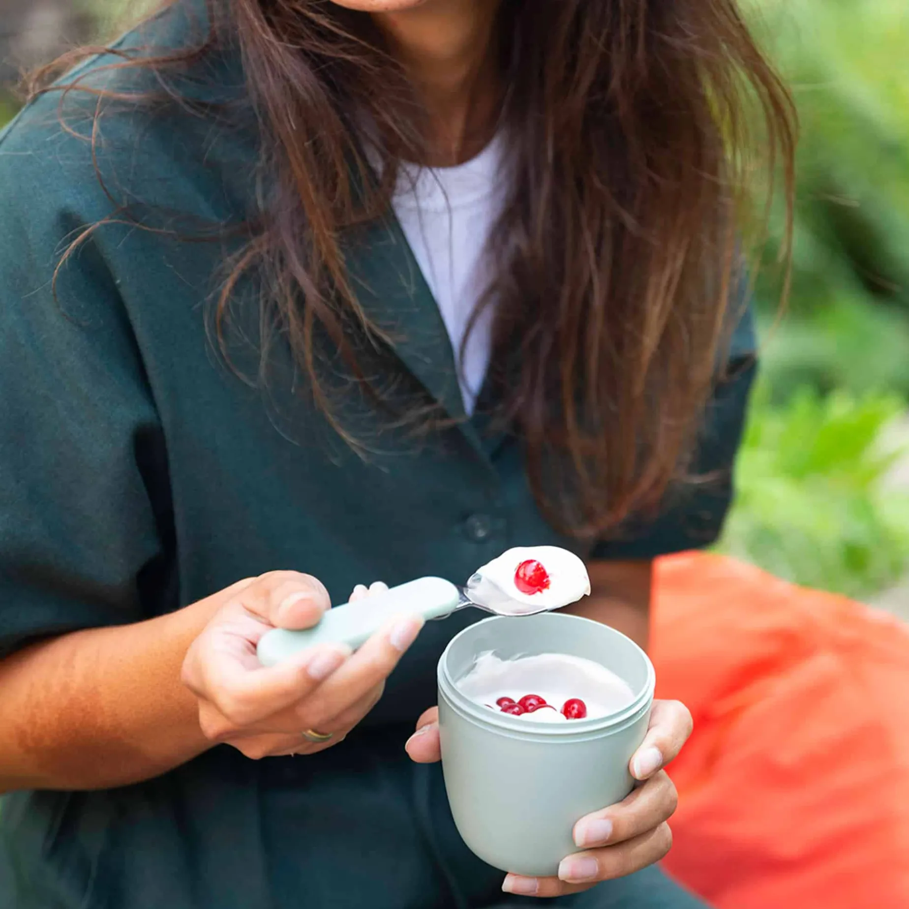 Mepal Ellipse 2 Piece Lunch Pot, Nordic Sage