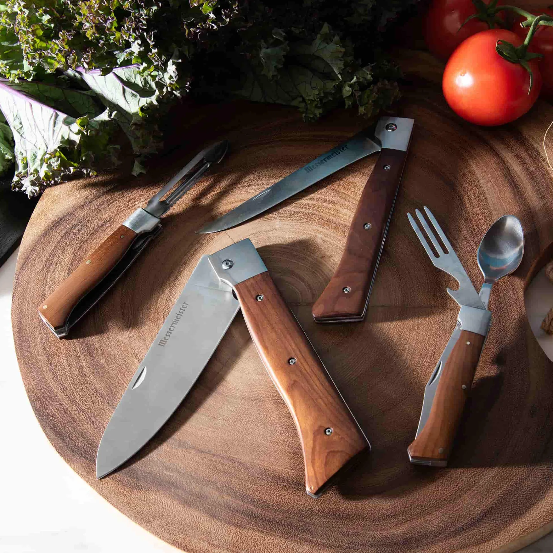 Messermeister Adventure Chef Maple 6 Piece Knife and Cutlery Set