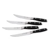Messermeister Avanta Steak Knife, Set of 4, Black