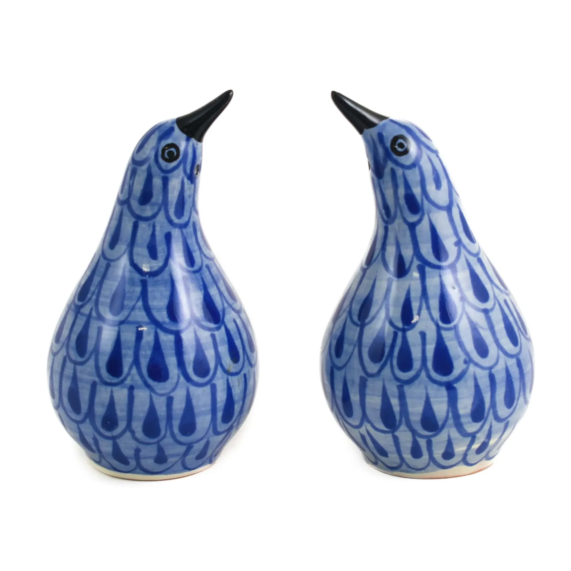 Mexican Hand Painted Bird Salt & Pepper Shaker Set