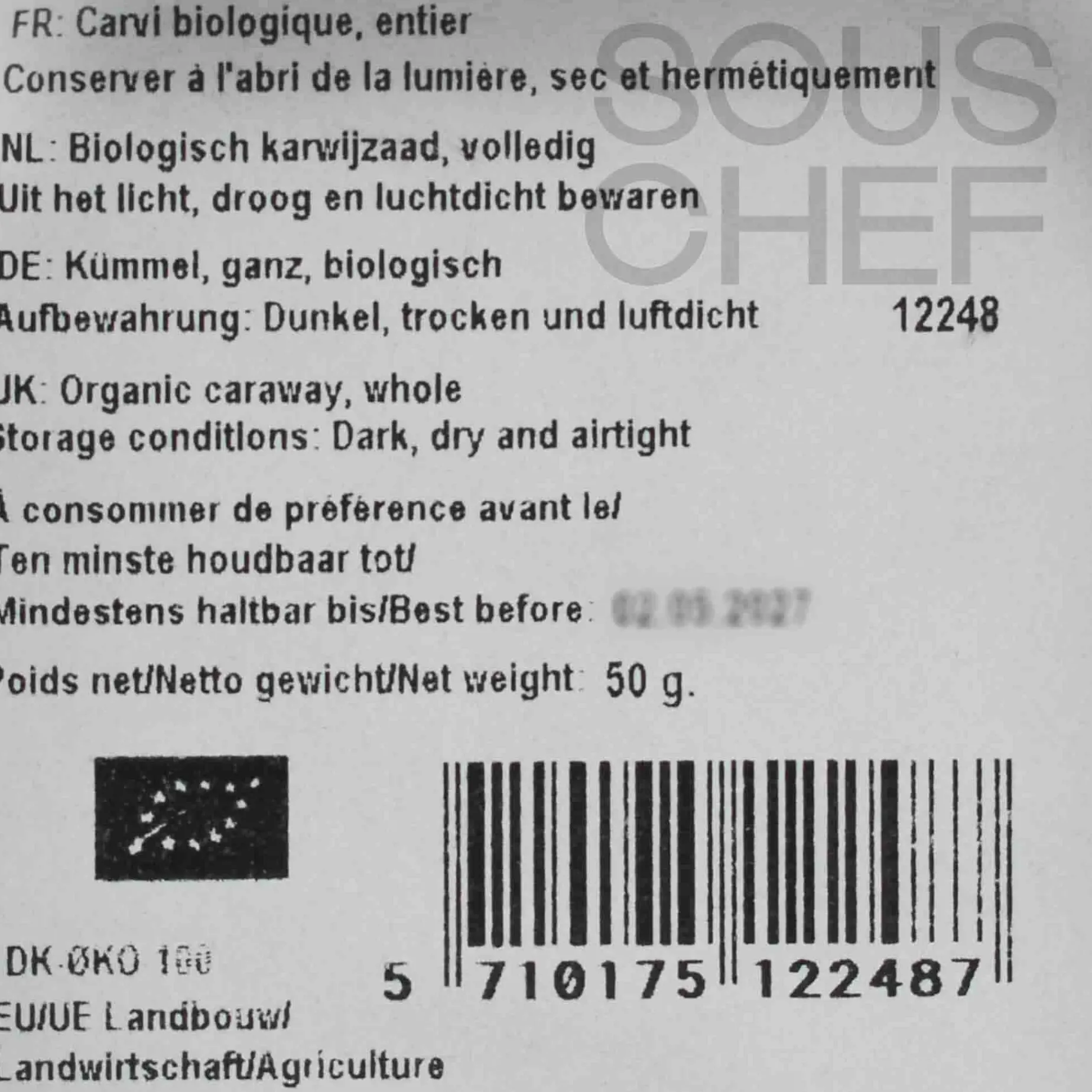 Mill & Mortar Organic Caraway, 50g