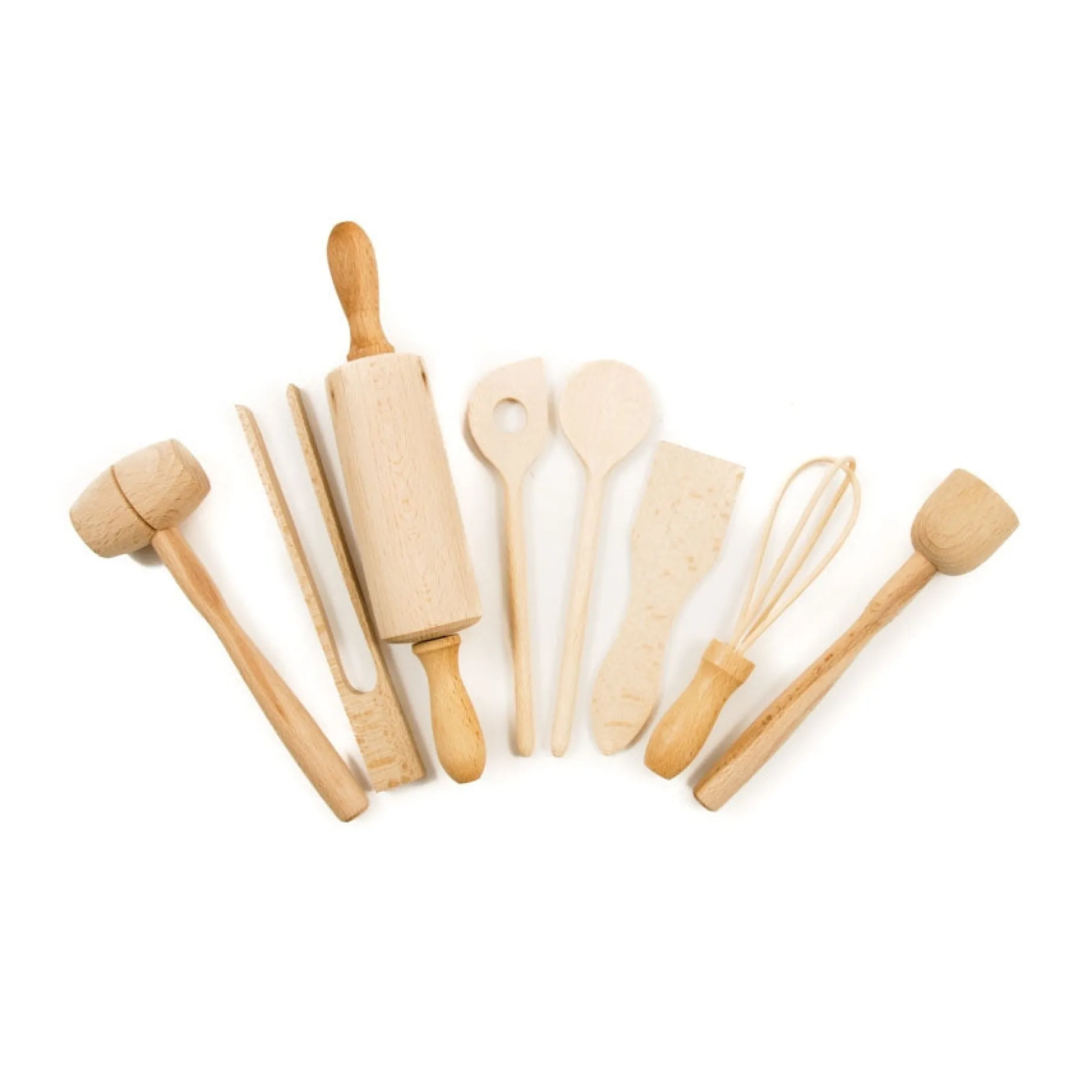 Mini Wooden Kitchen Utensil Set