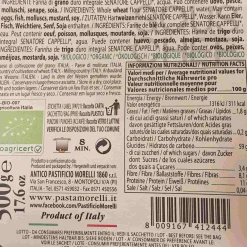 Morelli Organic Strozzapreti Senatore Cappelli Wholemeal Pasta, 500g