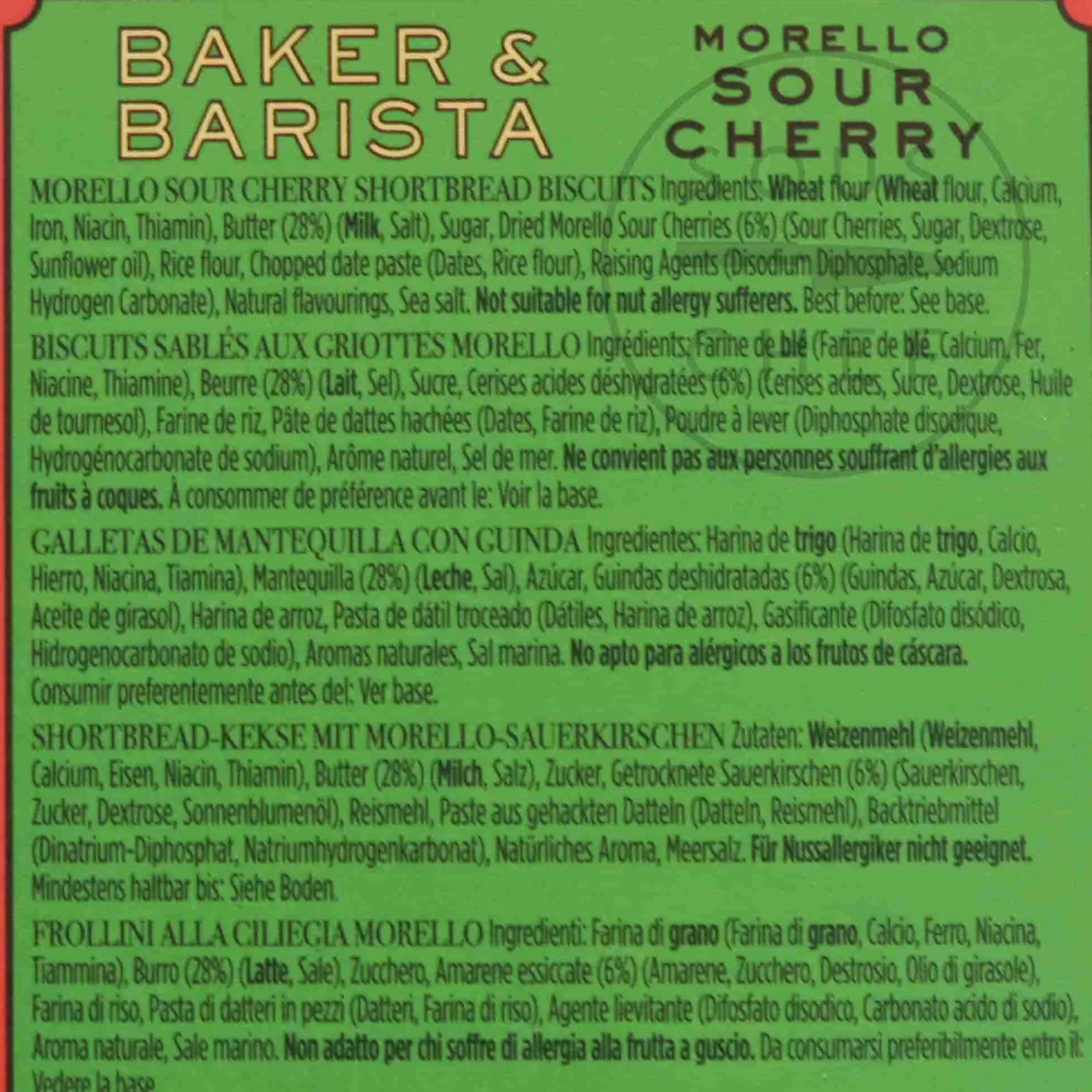 Morello Sour Cherry Biscuits, 120g